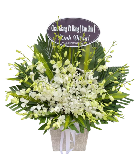 Giỏ Hoa Viếng Giá Rẻ Lan