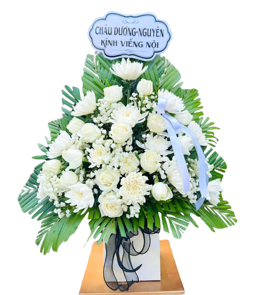 Giỏ Hoa Viếng Tang Lễ Giá Rẻ