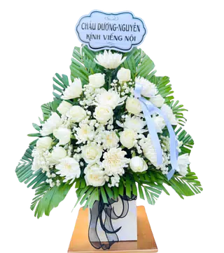 Giỏ Hoa Viếng Tang Lễ Giá Rẻ