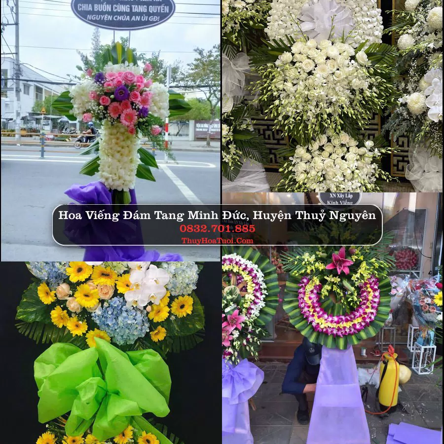 Kệ hoa tang lễ giao tại Minh Đức, Hải Phòng
