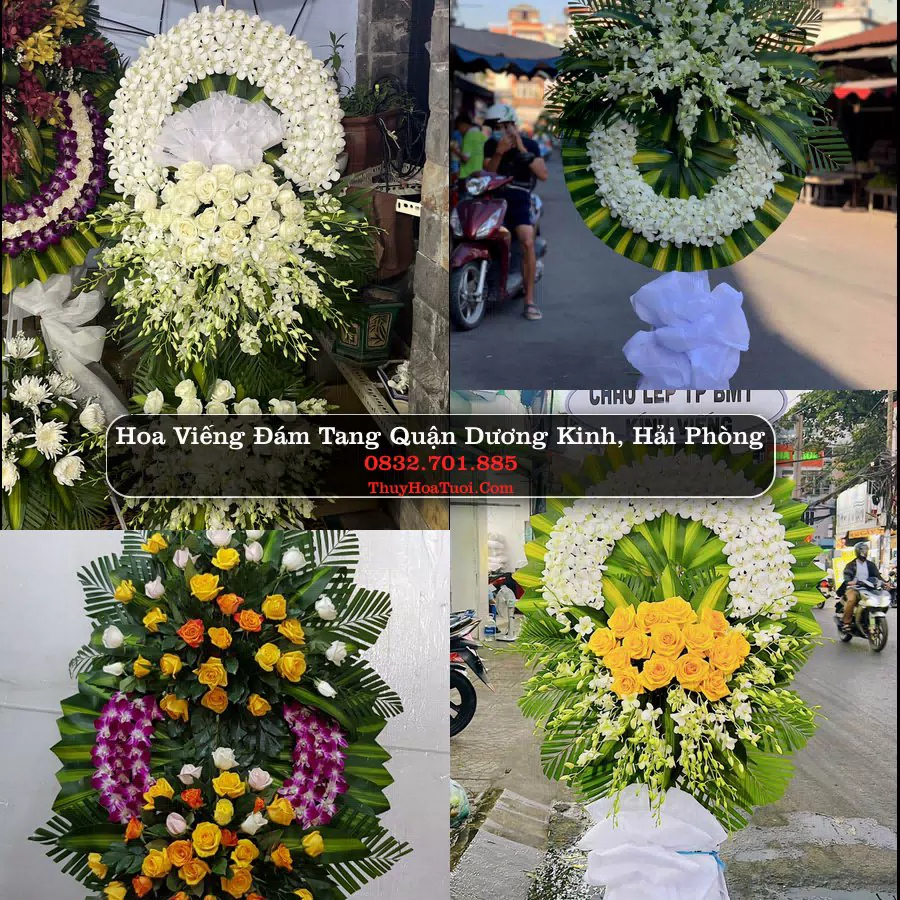 Hoa Chia Buồn tại Quận Dương Kinh, Hải Phòng (Cũ)