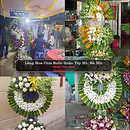 Đặt Hoa Chia Buồn tại Quận Tây Hồ, Hà Nội (Cũ)