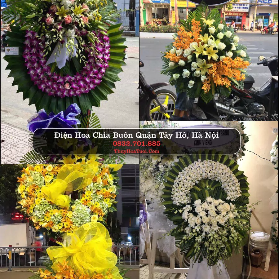 Hoa chia buồn Quận Tây Hồ, Hà Nội - ThuyHoaTuoi.Com
