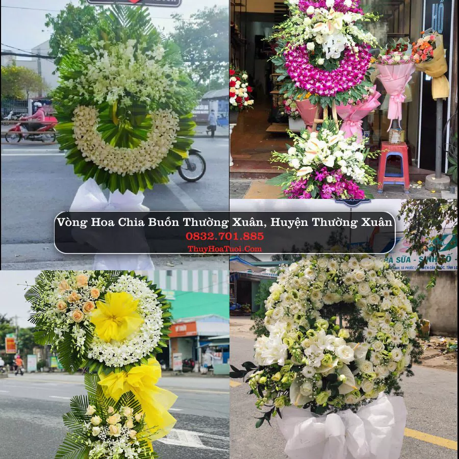 Kệ hoa tang lễ giao tại Thường Xuân, Thanh Hóa