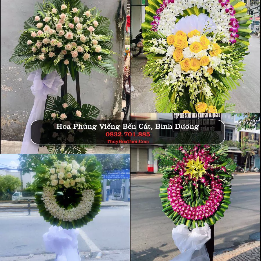 Đặt Vòng Hoa Tang Lễ tại Bến Cát, Bình Dương (Cũ)