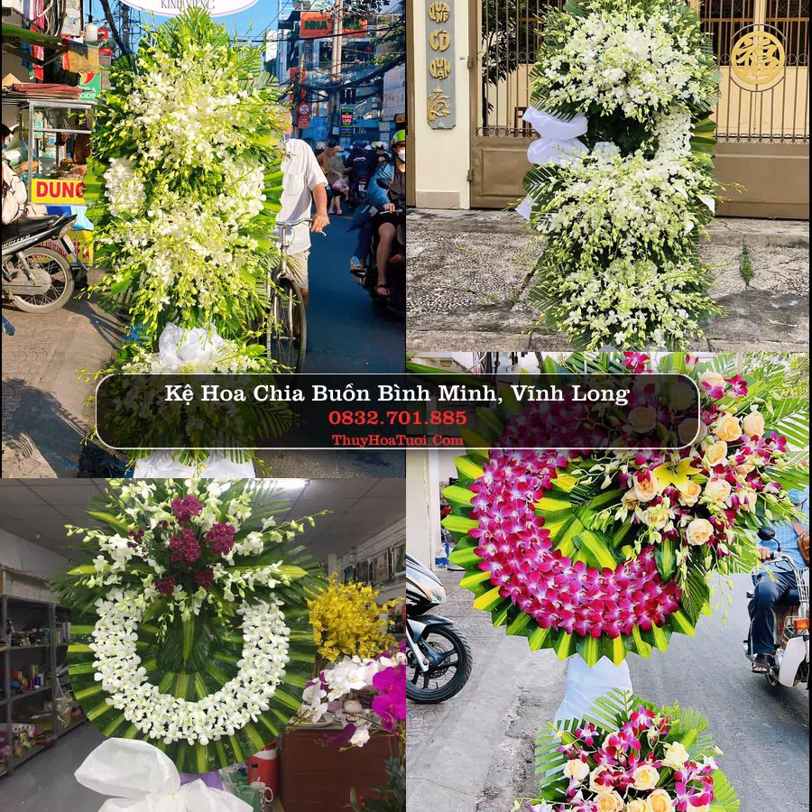 Vòng hoa chia buồn Bình Minh, Vĩnh Long - ThuyHoaTuoi.Com