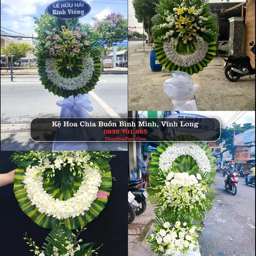 Kệ hoa tang lễ giao tại Bình Minh, Vĩnh Long