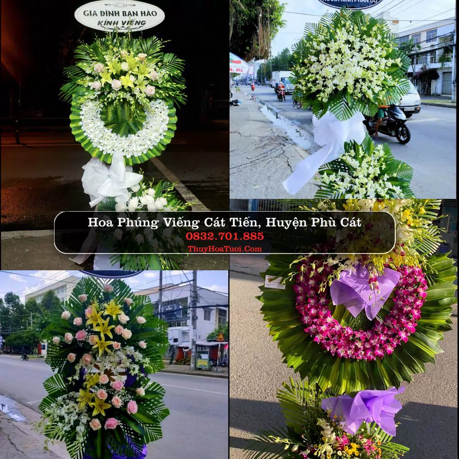 Đặt Hoa Chia Buồn tại Cát Tiến, Phù Cát, Bình Định (Cũ)