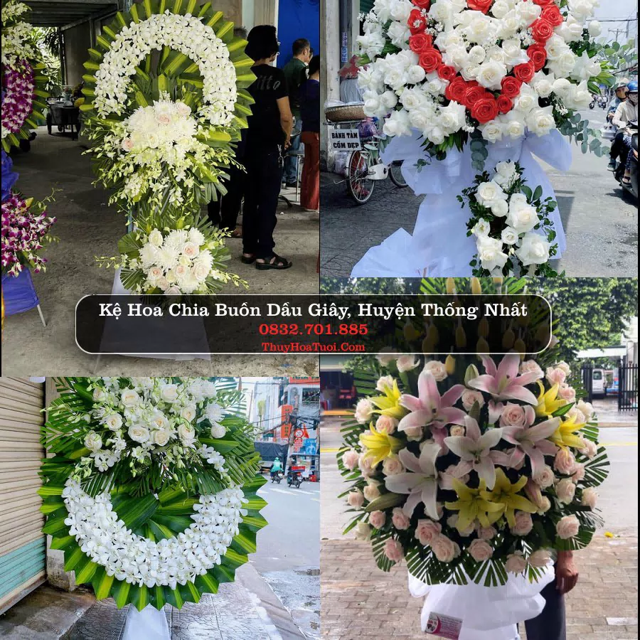 Kệ hoa tang lễ giao tại Dầu Giây, Thống Nhất, Đồng Nai