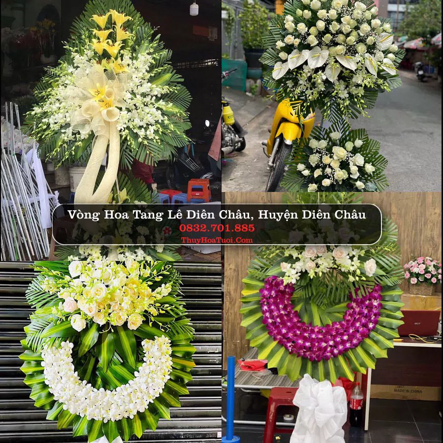 Kệ hoa tang lễ giao tại Diễn Châu, Nghệ An
