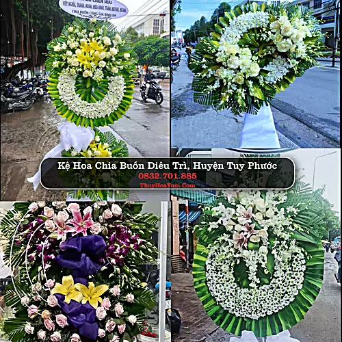 Đặt Hoa Đám Tang tại Diêu Trì, Tuy Phước, Bình Định (Cũ)