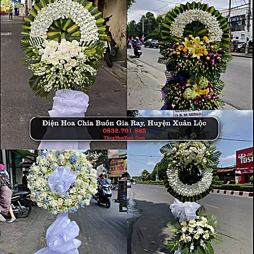 Đặt Vòng Hoa Đám Tang tại Gia Ray, Xuân Lộc, Đồng Nai (Cũ)