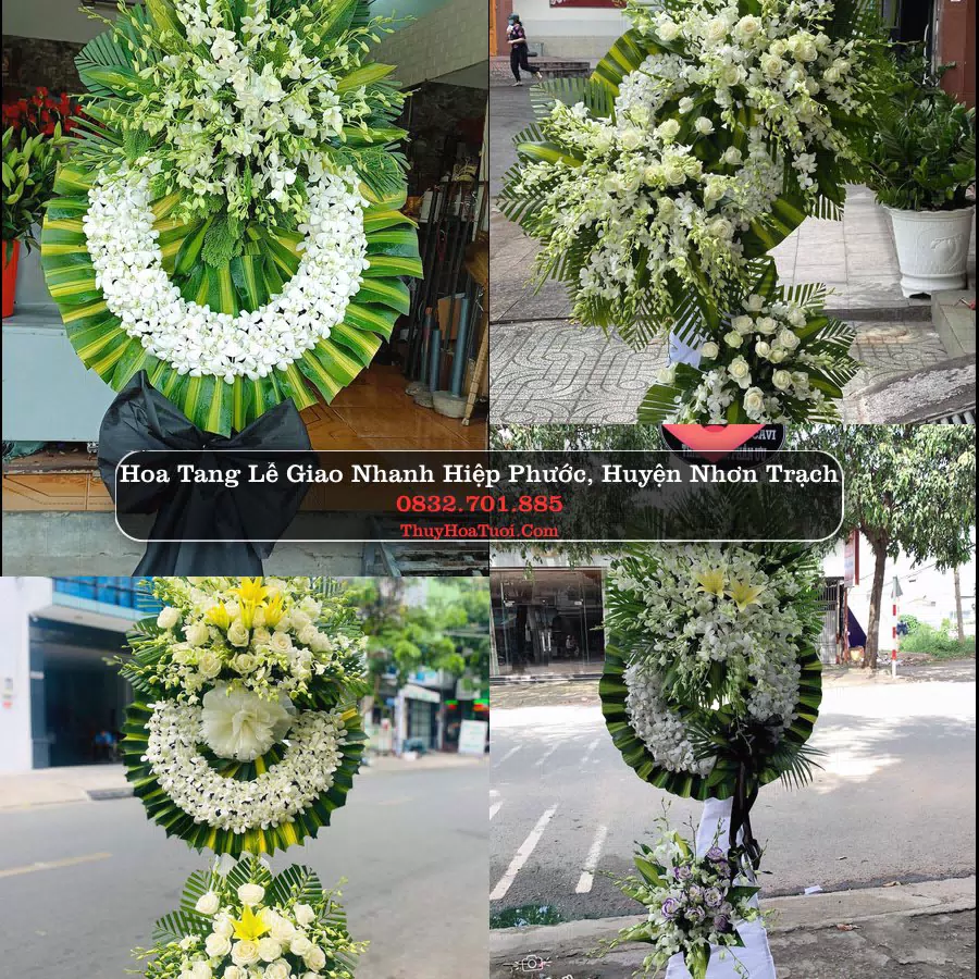 Đặt Hoa Đám Tang tại Hiệp Phước, Nhơn Trạch, Đồng Nai (Cũ)