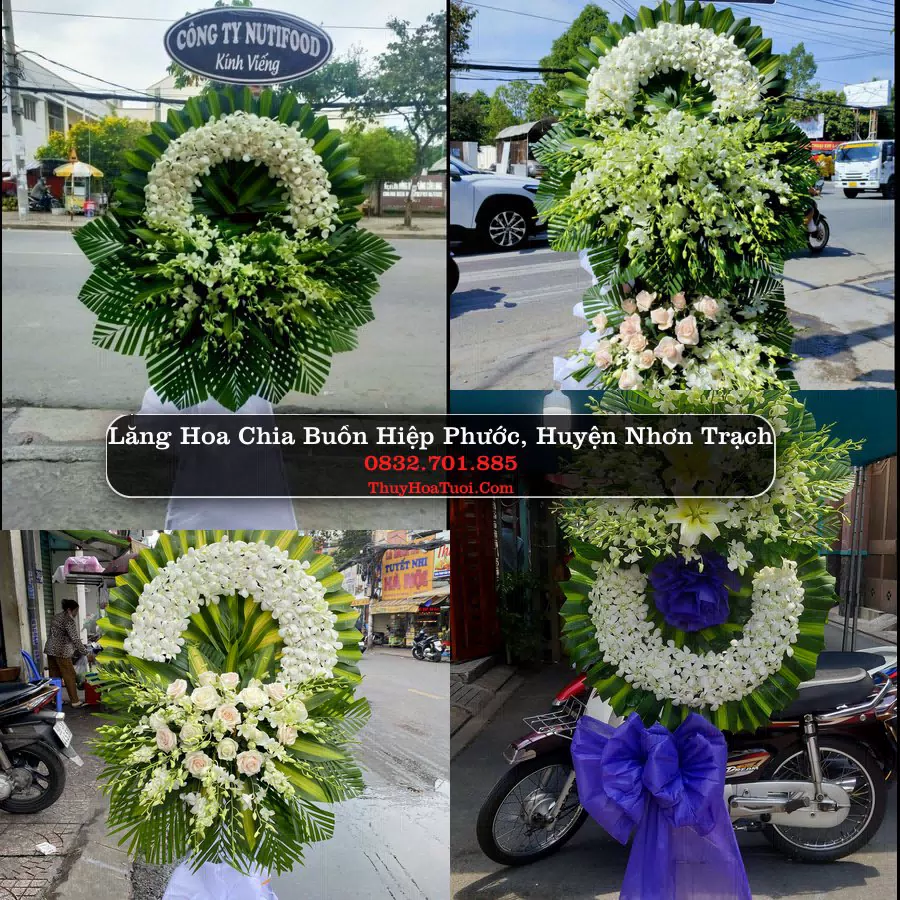 Kệ hoa tang lễ giao tại Hiệp Phước, Nhơn Trạch, Đồng Nai