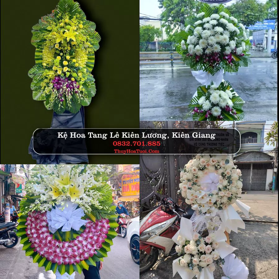 Vòng hoa chia buồn Kiên Lương, Kiên Giang - ThuyHoaTuoi.Com