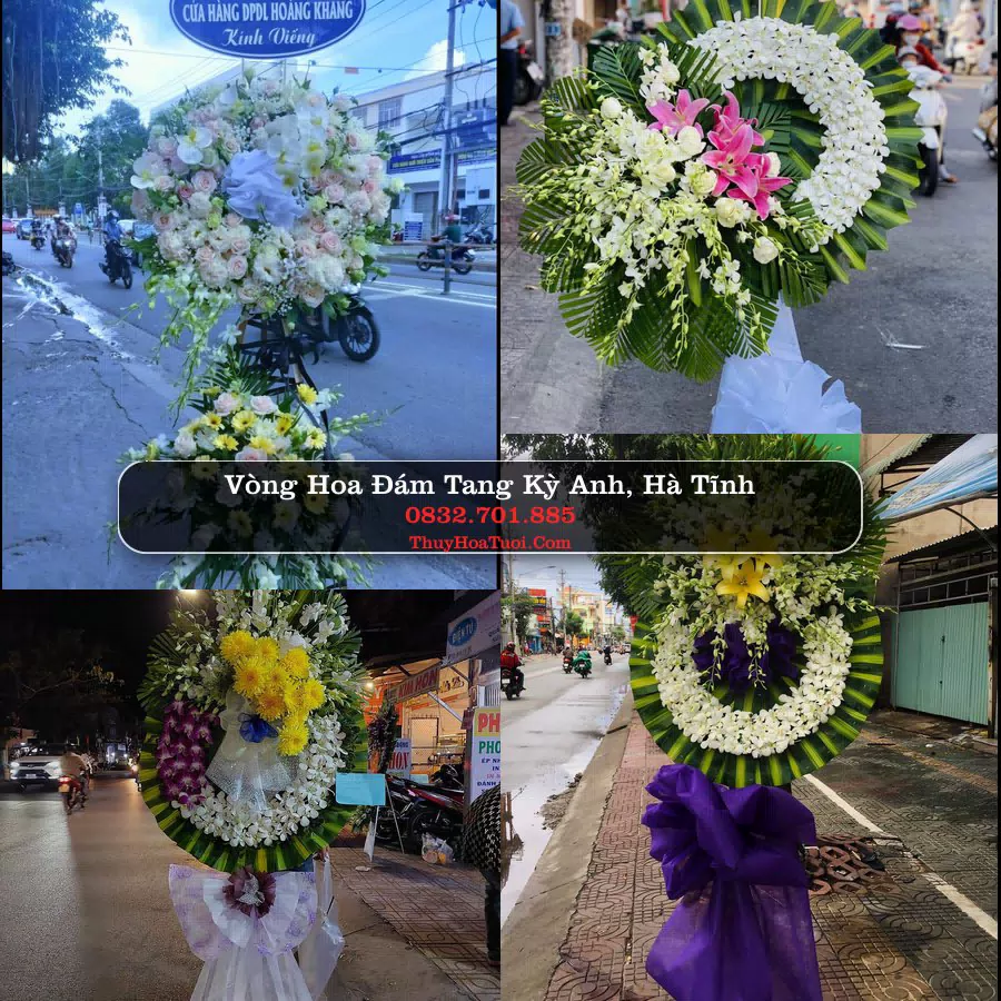 Vòng hoa chia buồn Kỳ Anh, Hà Tĩnh - ThuyHoaTuoi.Com