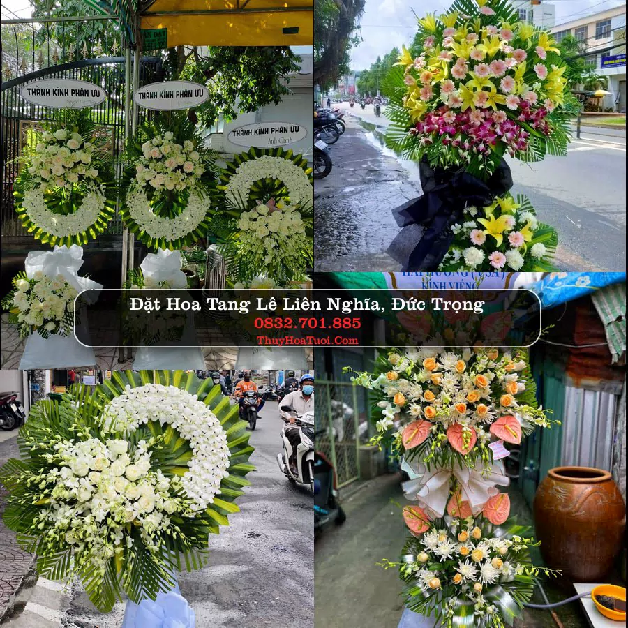 Vòng hoa chia buồn Liên Nghĩa - ThuyHoaTuoi.Com