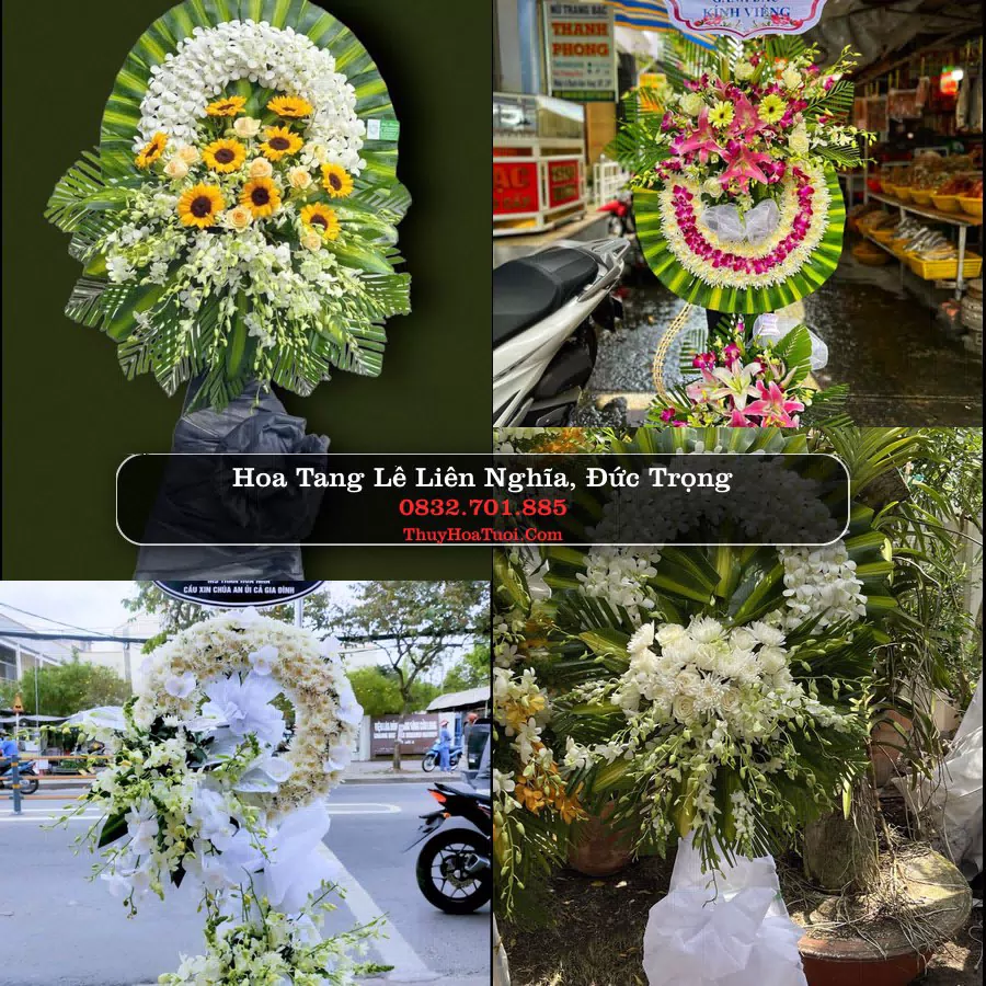 Kệ hoa tang lễ giao tại Liên Nghĩa, Lâm Đồng