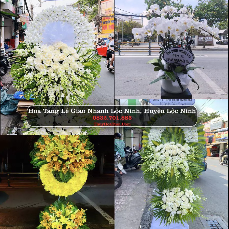 Đặt Vòng Hoa Đám Tang tại Lộc Ninh, Lộc Ninh, Bình Phước (Cũ)