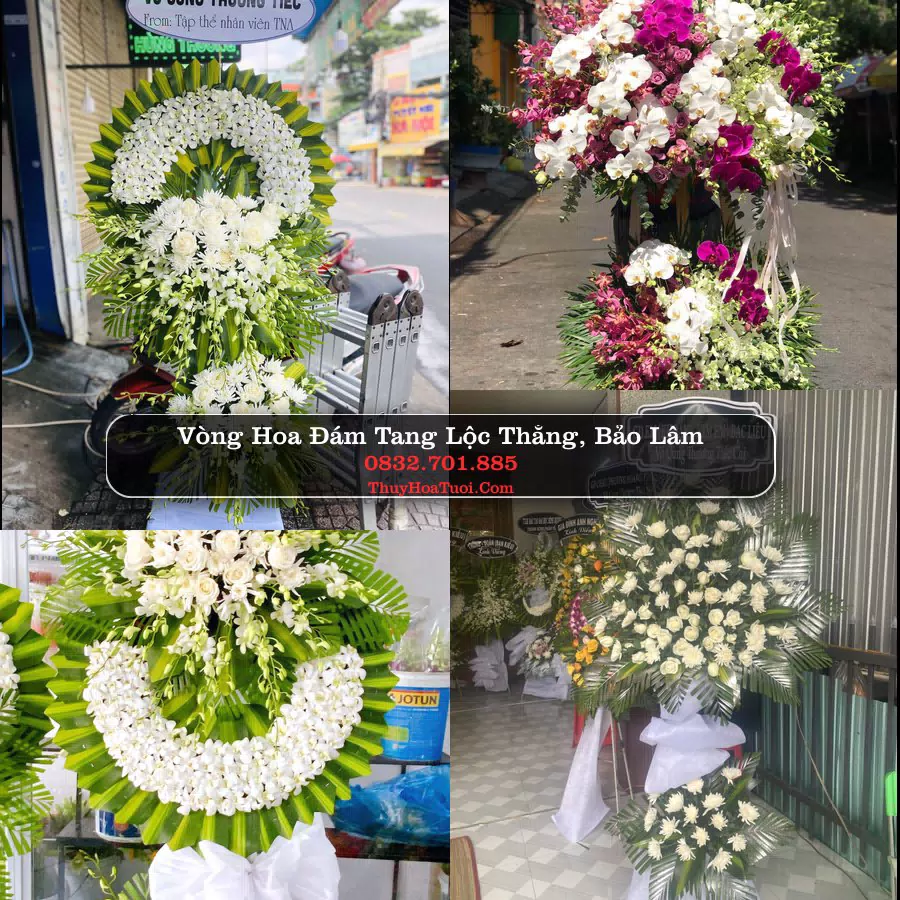 Đặt Vòng Hoa Đám Tang tại Lộc Thắng, Bảo Lâm, Lâm Đồng (Cũ)