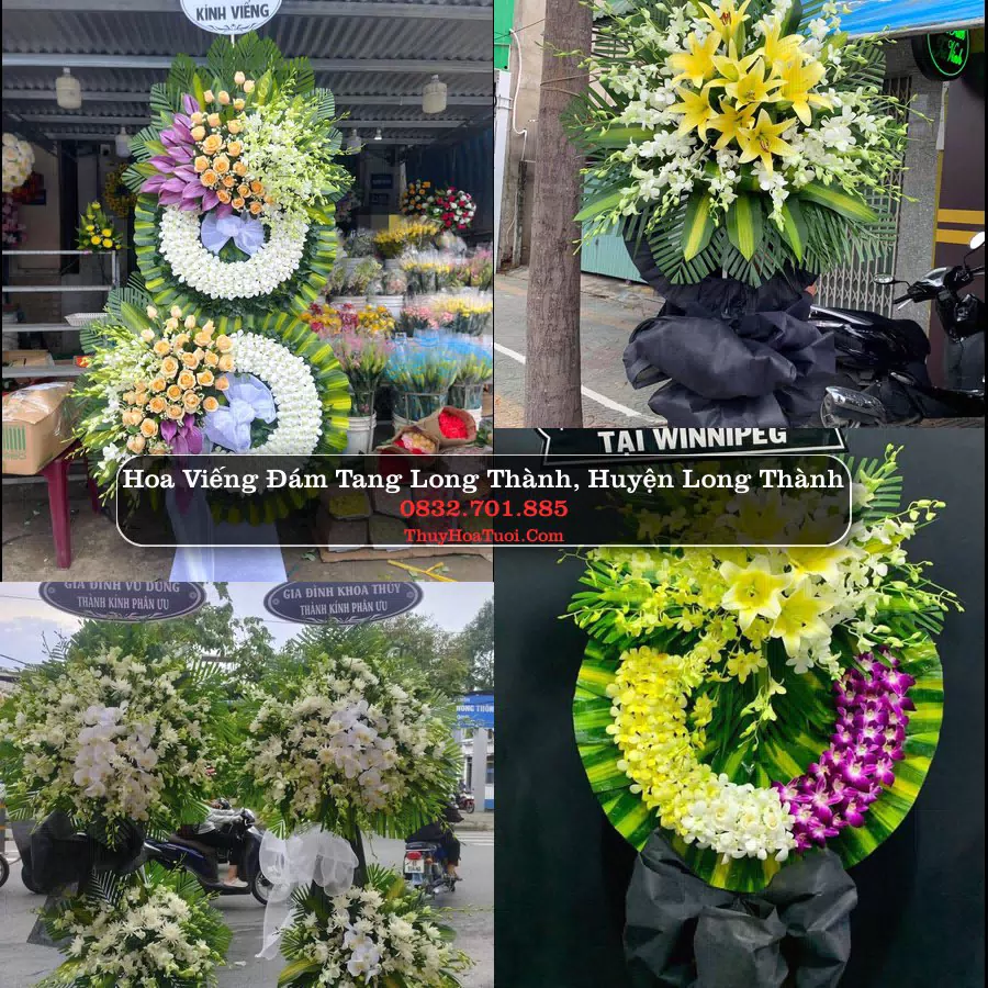 Vòng hoa chia buồn Long Thành - ThuyHoaTuoi.Com