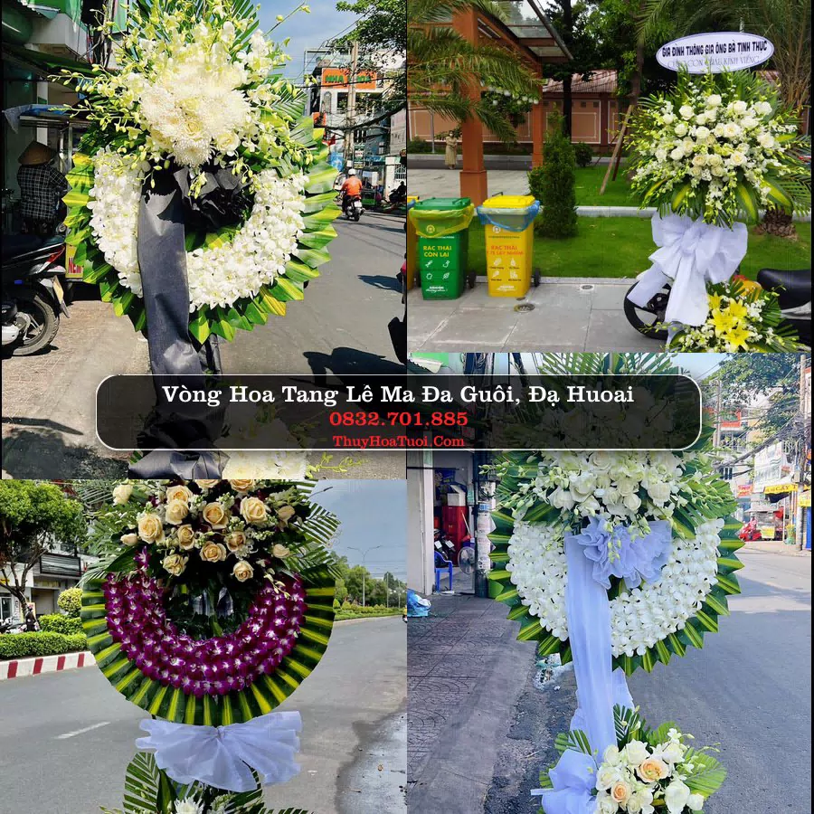 Kệ hoa tang lễ giao tại Ma Đa Guôi, Lâm Đồng