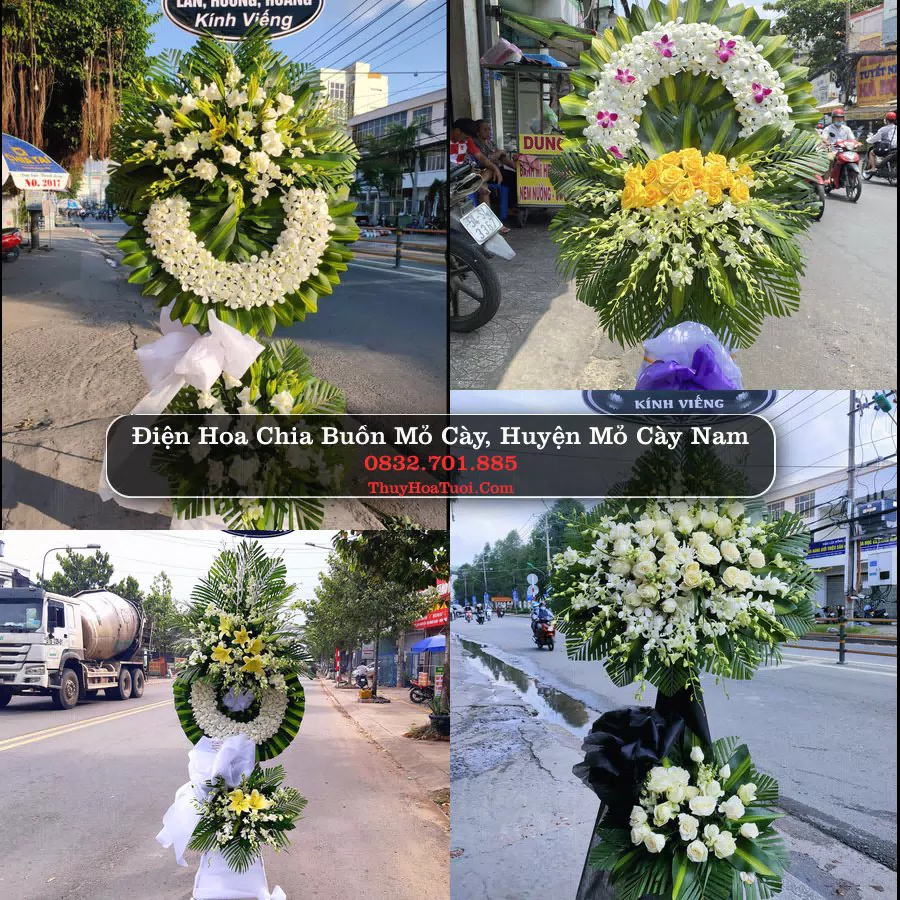 Đặt Hoa Chia Buồn tại Mỏ Cày, Mỏ Cày Nam, Bến Tre (Cũ)