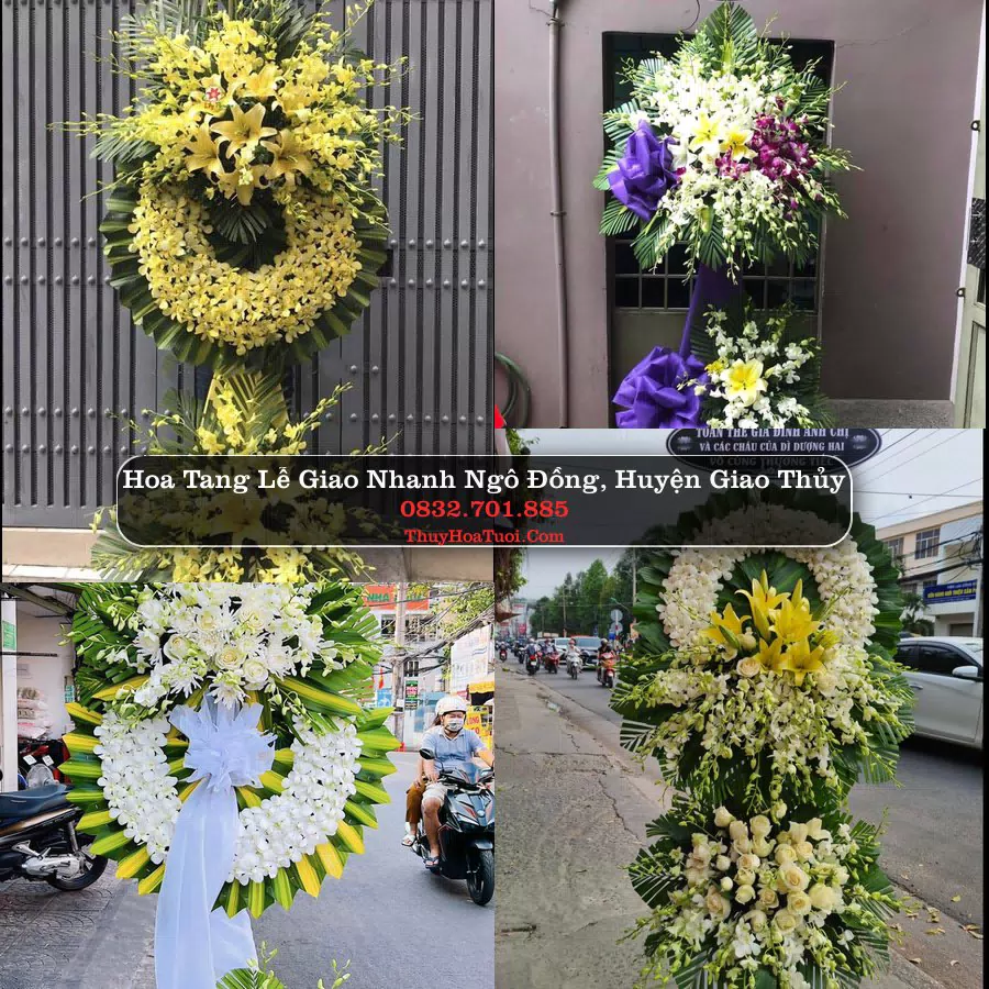 Vòng hoa chia buồn Ngô Đồng - ThuyHoaTuoi.Com