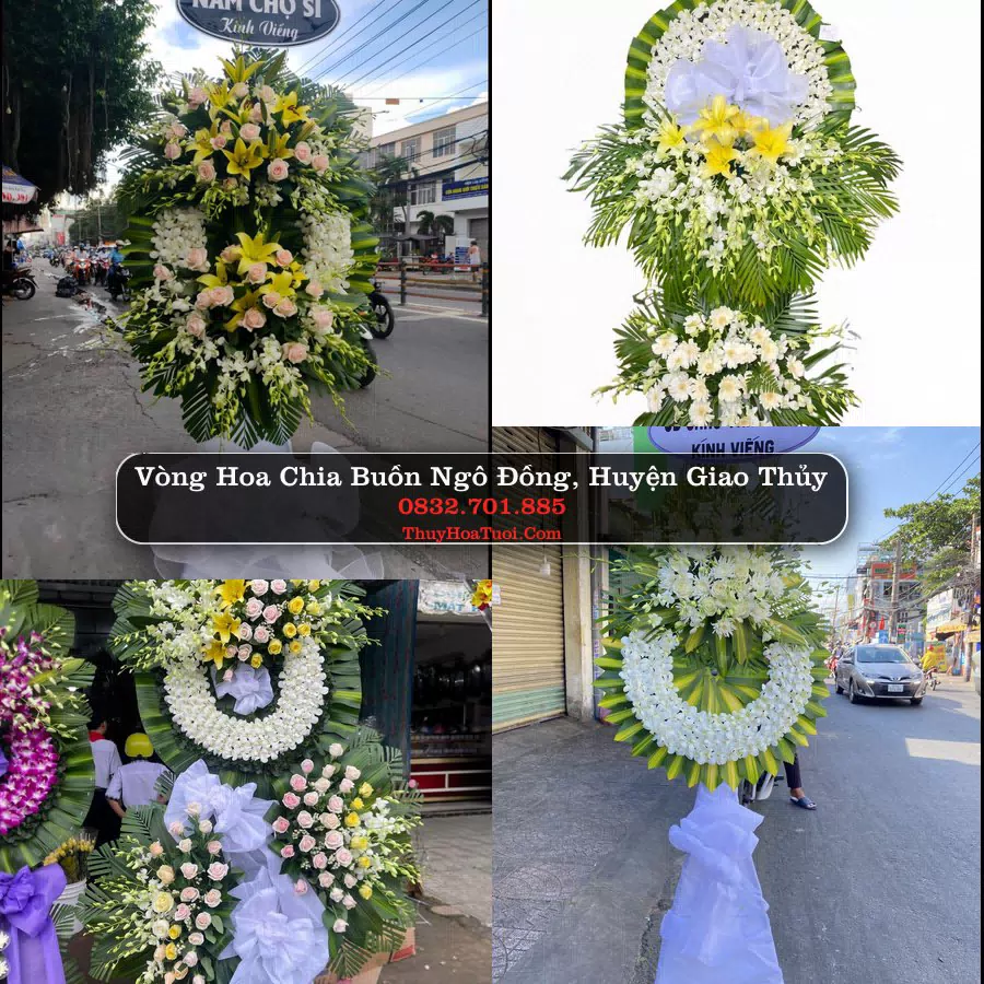 Kệ hoa tang lễ giao tại Ngô Đồng, Nam Định