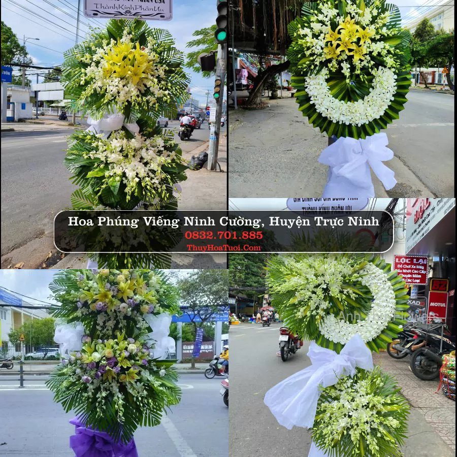 Đặt Vòng Hoa Chia Buồn tại Ninh Cường, Trực Ninh, Nam Định (Cũ)