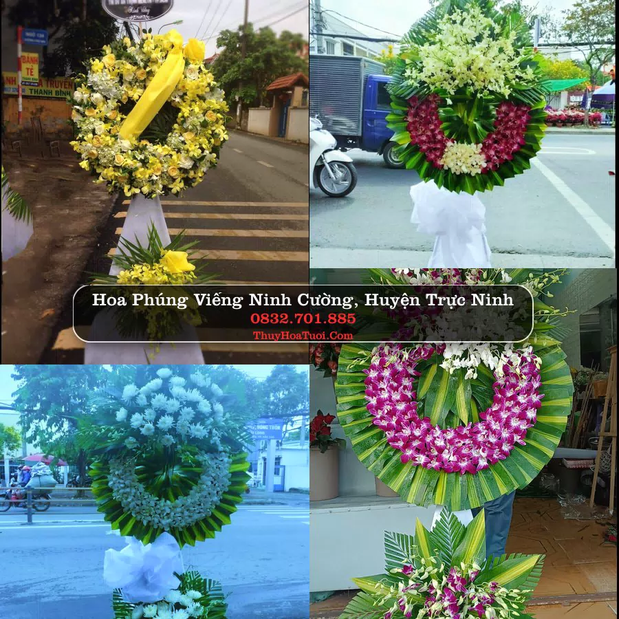 Vòng hoa chia buồn Ninh Cường - ThuyHoaTuoi.Com