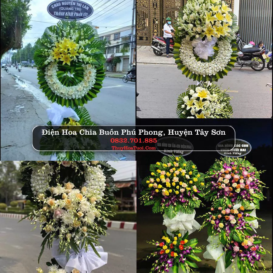 Đặt Hoa Tang Lễ tại Phú Phong, Tây Sơn, Bình Định (Cũ)