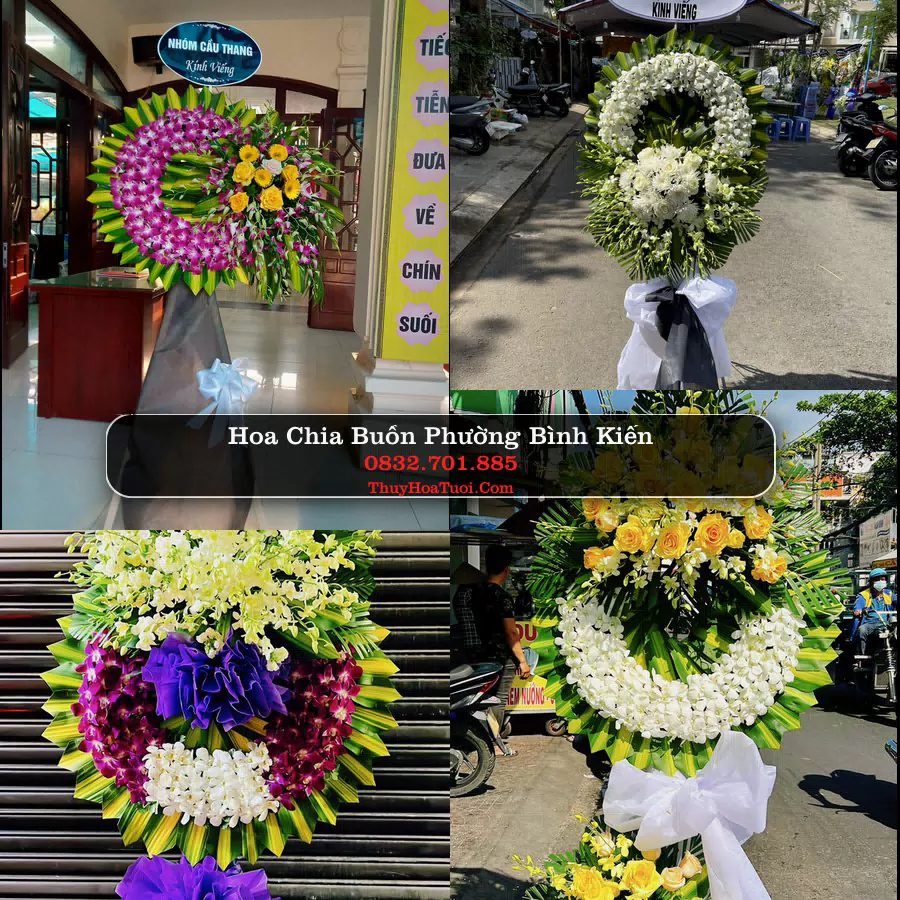 Kệ hoa tang lễ giao tại Phường Bình Kiến, Đắk Lắk