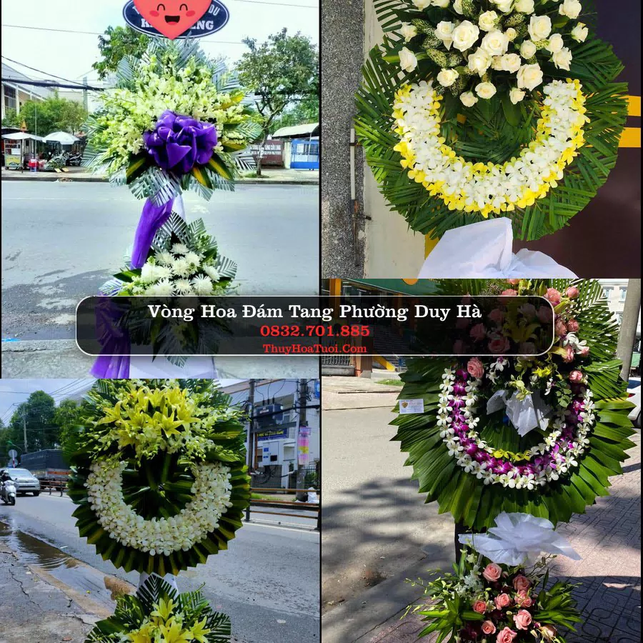 Vòng hoa chia buồn Phường Duy Hà - ThuyHoaTuoi.Com