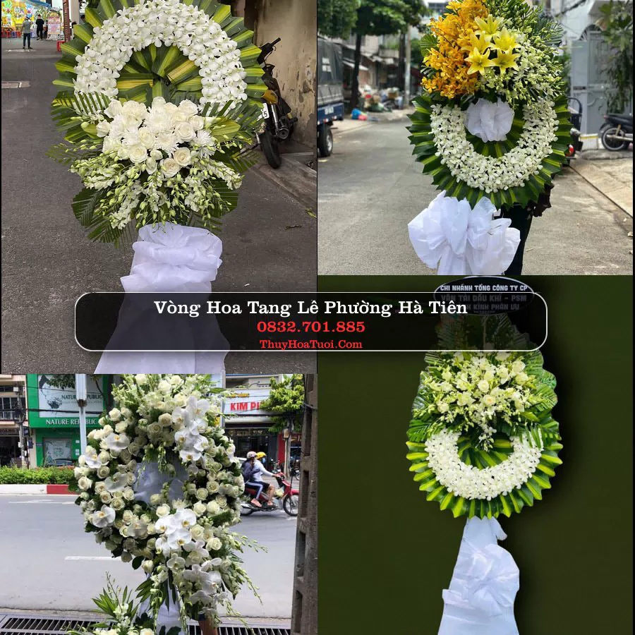 Vòng hoa chia buồn Phường Hà Tiên - ThuyHoaTuoi.Com