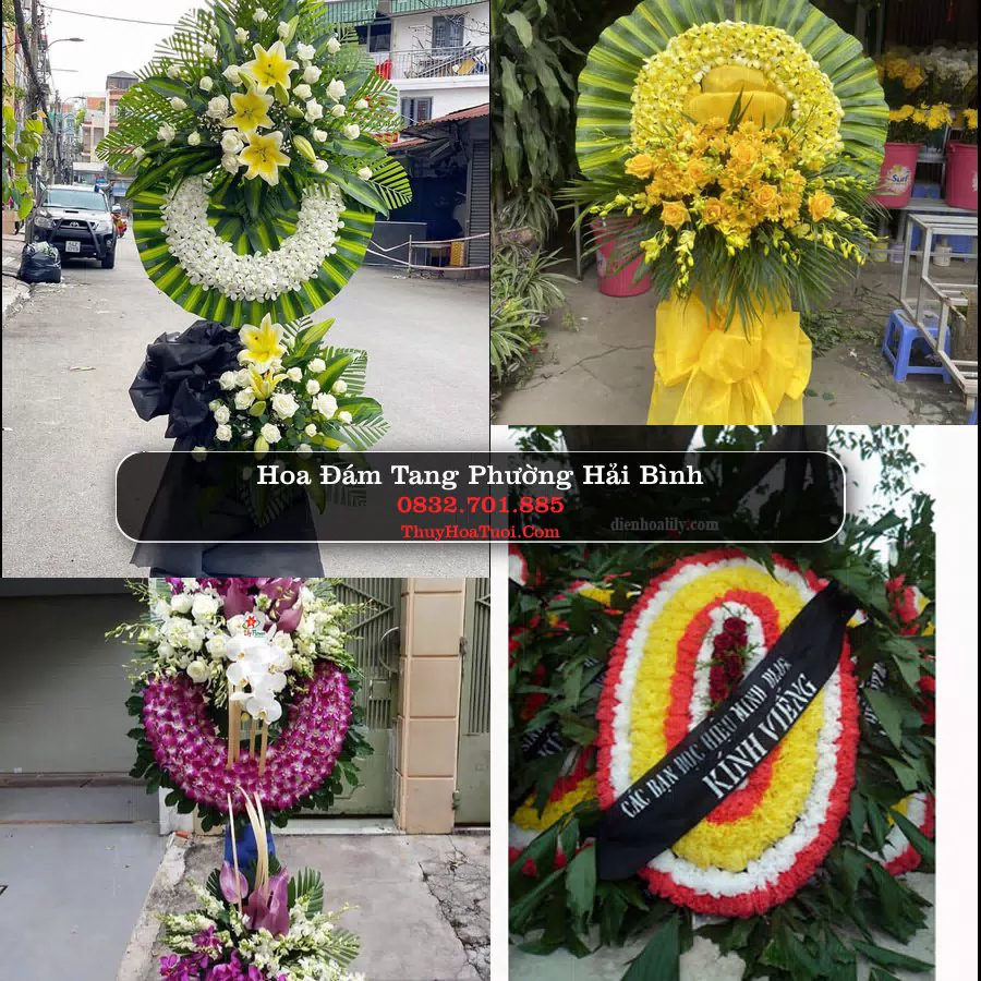 Vòng hoa chia buồn Phường Hải Bình - ThuyHoaTuoi.Com