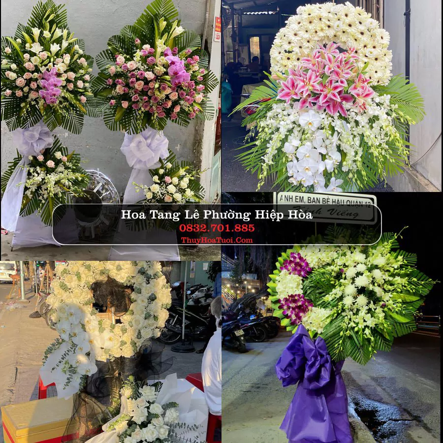 Kệ hoa tang lễ giao tại Phường Hiệp Hòa, Quảng Ninh