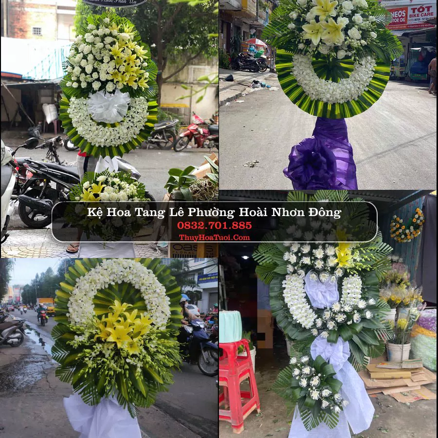 Kệ hoa tang lễ giao tại Phường Hoài Nhơn Đông, Gia Lai