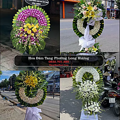 Đặt Hoa Chia Buồn tại Phường Long Hương, TP.HCM