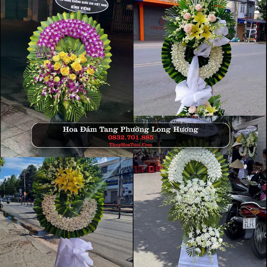 Đặt Hoa Chia Buồn tại Phường Long Hương, TP.HCM