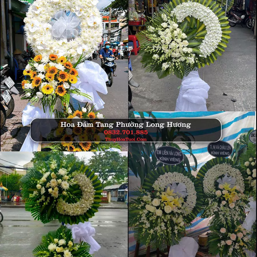 Kệ hoa tang lễ giao tại Phường Long Hương, TP.HCM