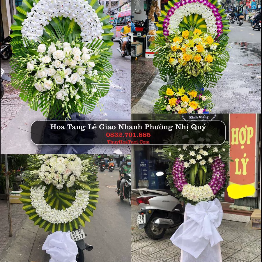 Kệ hoa tang lễ giao tại Phường Nhị Quý, Đồng Tháp