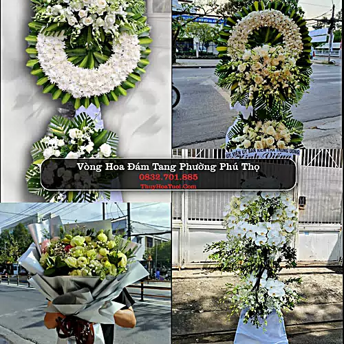 Đặt Vòng Hoa Tang Lễ tại Phường Phú Thọ, Phú Thọ