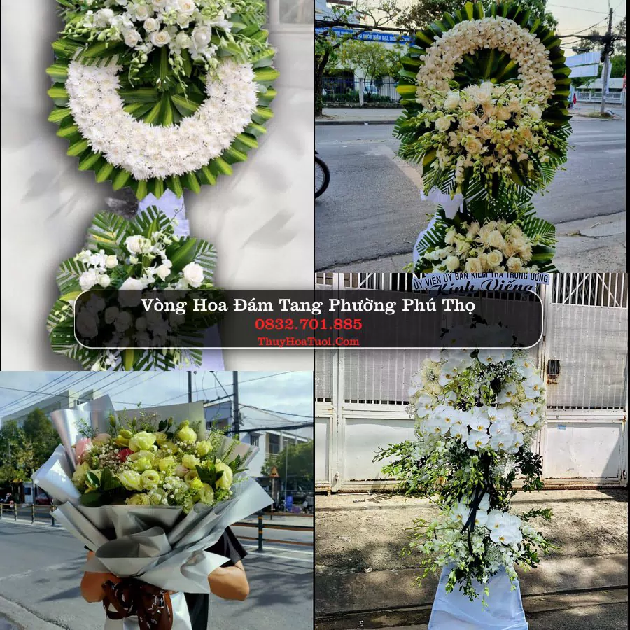 Đặt Vòng Hoa Tang Lễ tại Phường Phú Thọ, Phú Thọ