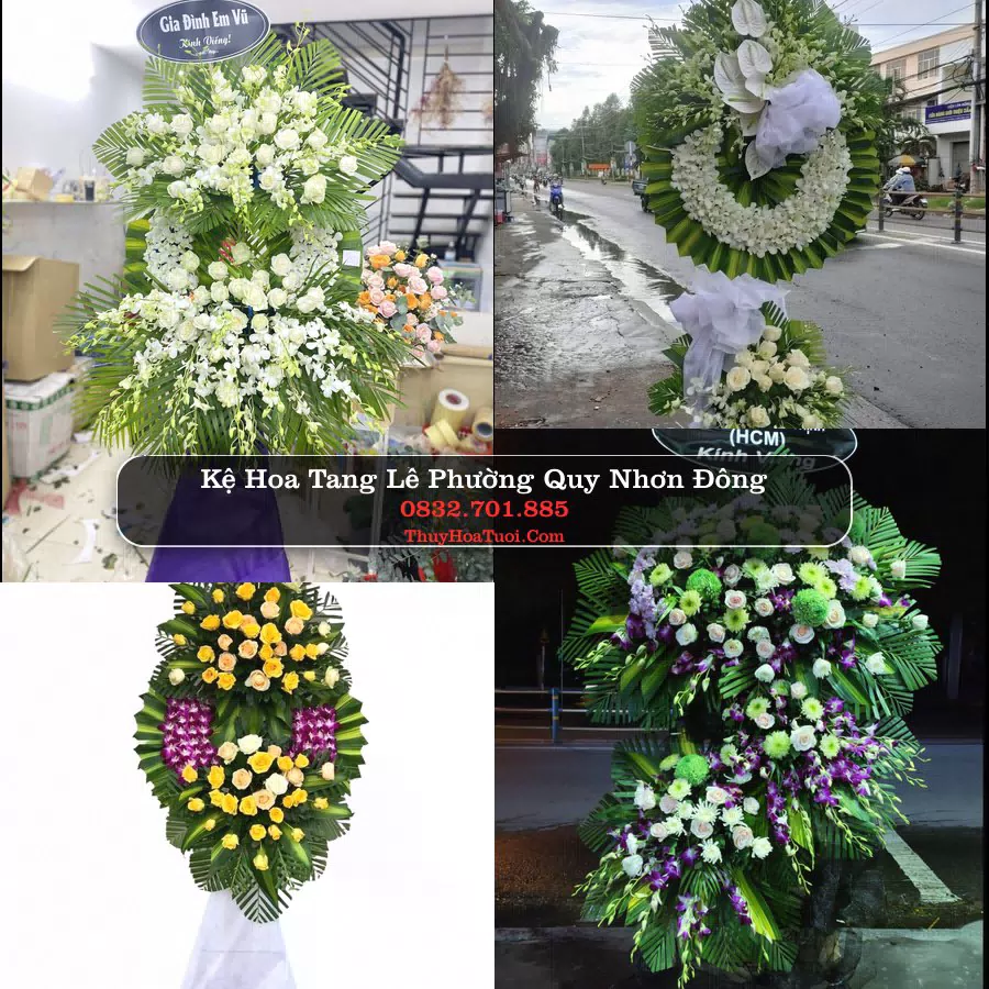 Đặt Vòng Hoa Chia Buồn tại Phường Quy Nhơn Đông, Gia Lai