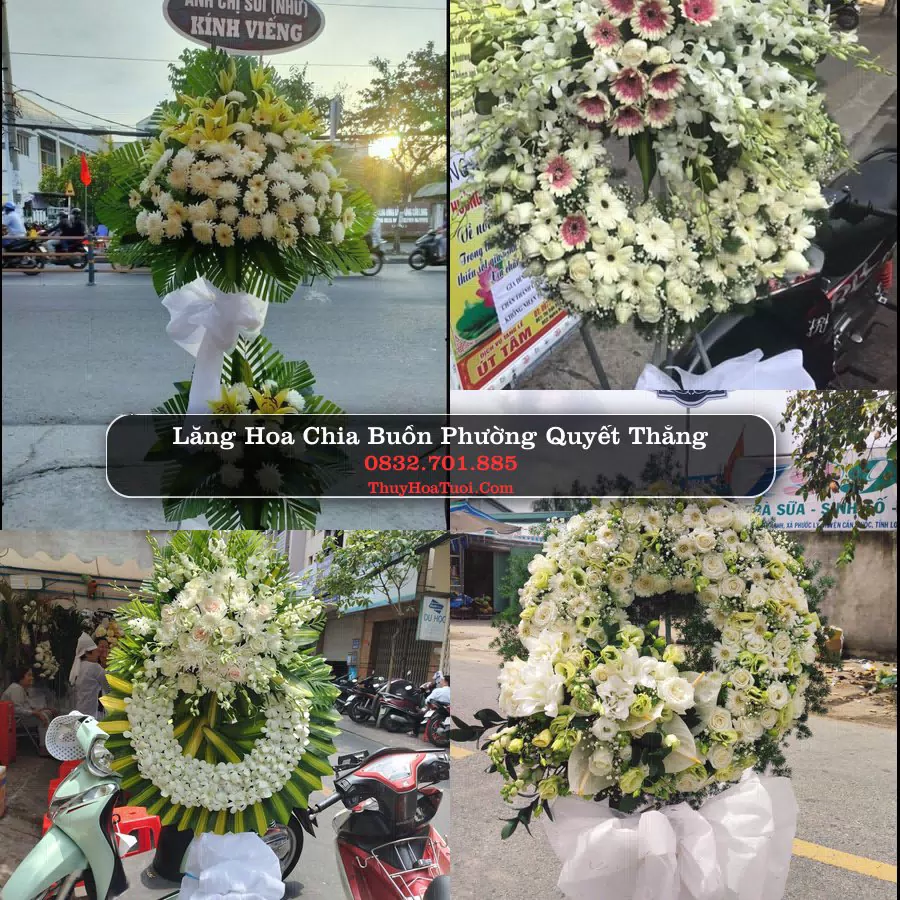 Kệ hoa tang lễ giao tại Phường Quyết Thắng, Thái Nguyên
