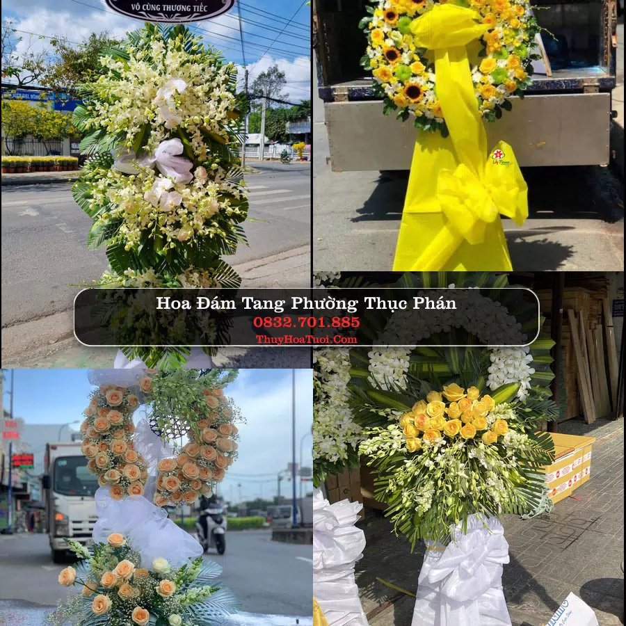 Kệ hoa tang lễ giao tại Phường Thục Phán, Cao Bằng