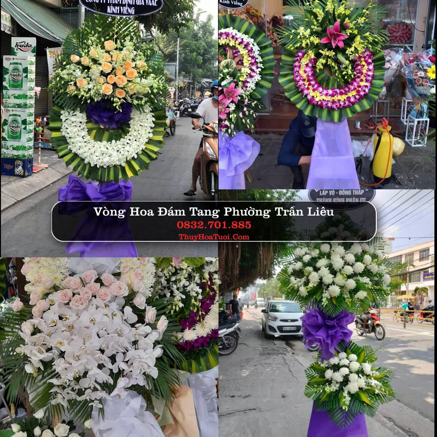 Kệ hoa tang lễ giao tại Phường Trần Liễu, Hải Phòng