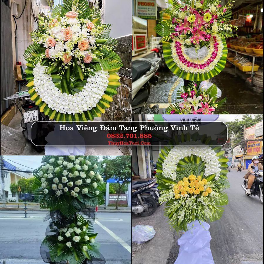 Vòng hoa chia buồn Phường Vĩnh Tế - ThuyHoaTuoi.Com