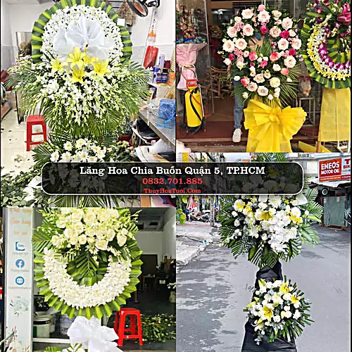 Đặt Hoa Chia Buồn tại Quận 5, TP.HCM (Cũ)